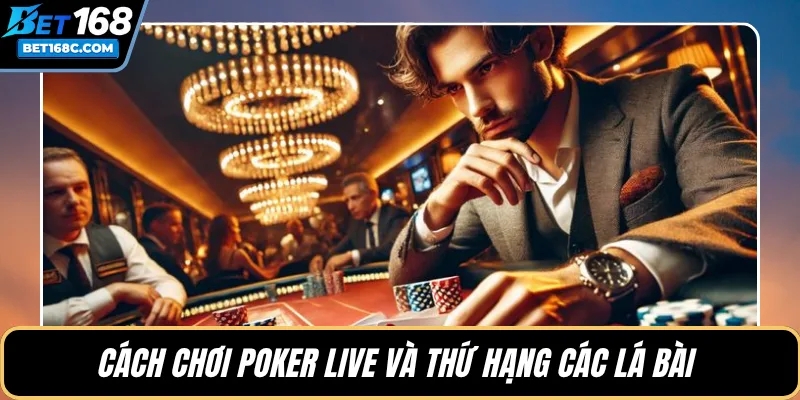 Cách chơi Poker Live và thứ hạng các lá bài 