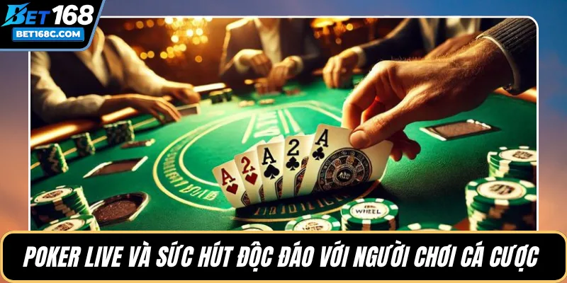 Poker Live và sức hút độc đáo với người chơi cá cược  